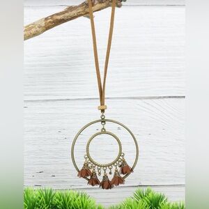 ✨ New ✨ Bohemian Brown Pendant Necklace ✨